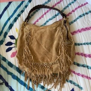 Michael Kors suede fringe purse